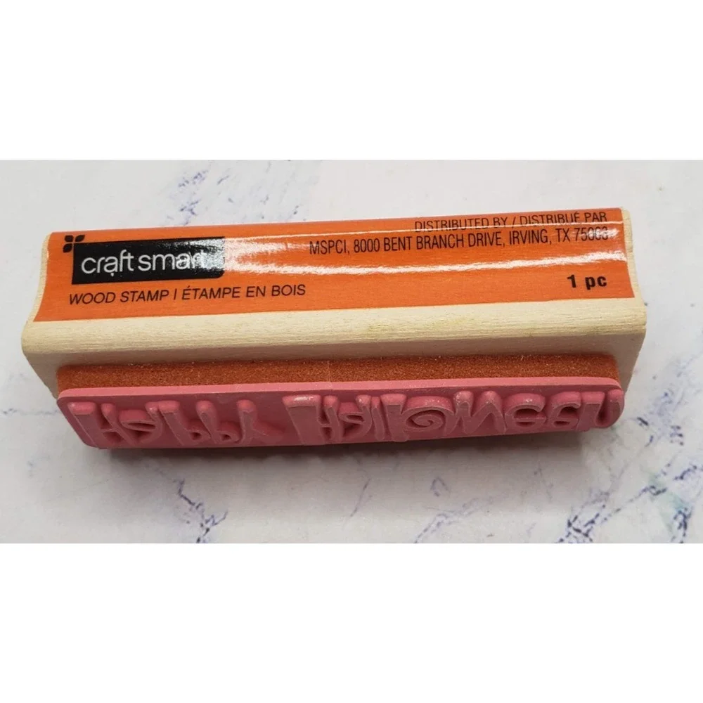Craft Smart Happy Halloween Rubber Stamp 1